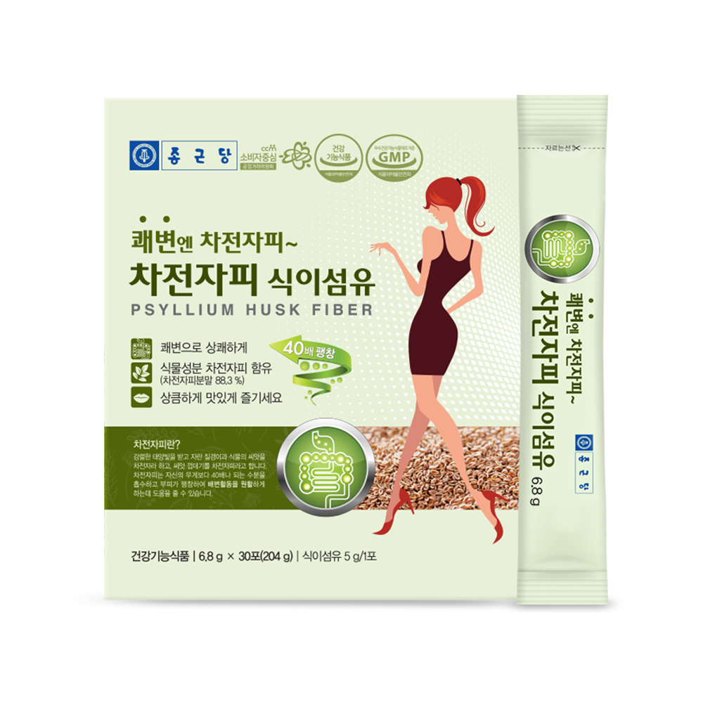 종근당 차전자피 식이섬유 30개입, 1개